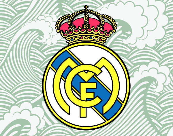 Dibujo Escudo del Real Madrid C.F. pintado por katyalvare