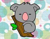 Dibujo Koala bebé pintado por rsf008