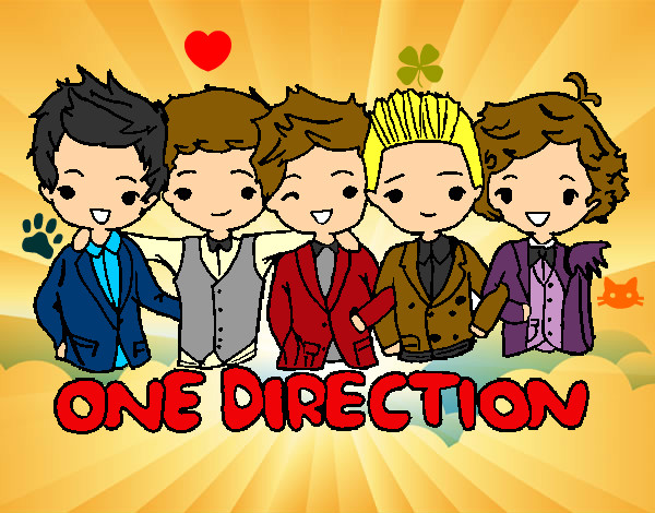 Dibujo One direction pintado por stylesvic