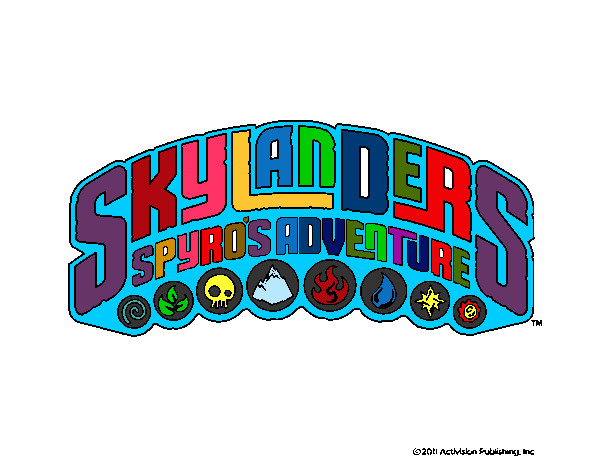 Dibujo Skylanders pintado por lisardo