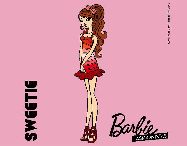 Dibujo Barbie Fashionista 6 pintado por yuerina