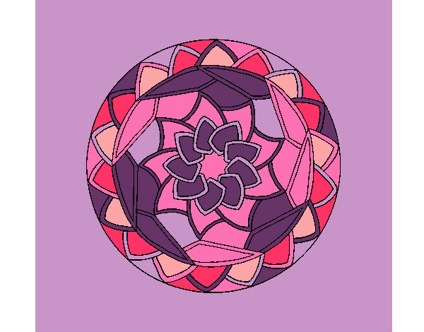 Dibujo Mandala 1 pintado por Mapiam