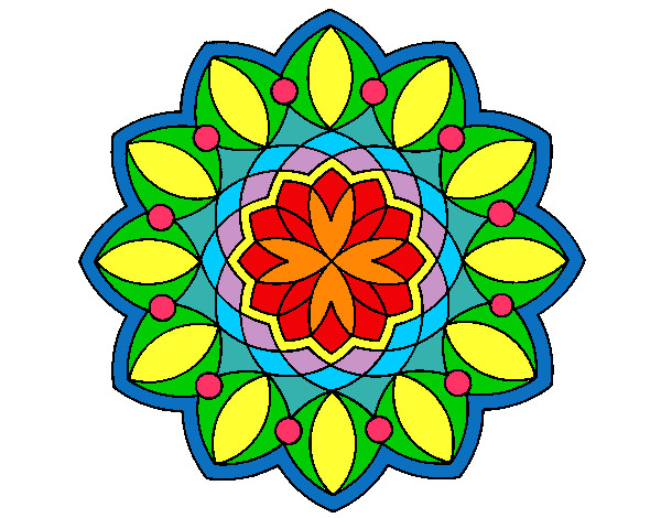 Dibujo Mandala 20 pintado por Mapiam