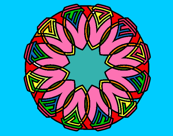 Dibujo Mandala 37 pintado por Mapiam