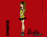 Dibujo Barbie Fashionista 6 pintado por charito