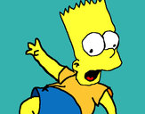 Dibujo Bart 2 pintado por charito