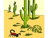 Dibujo Desierto pintado por charito