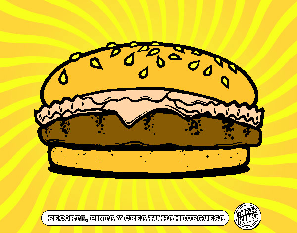 Dibujo Crea tu hamburguesa pintado por agusmartu