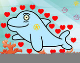 Dibujo Delfín alegre pintado por ADSS