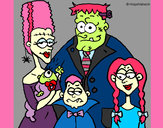 Dibujo Familia de monstruos pintado por alfredo_mf