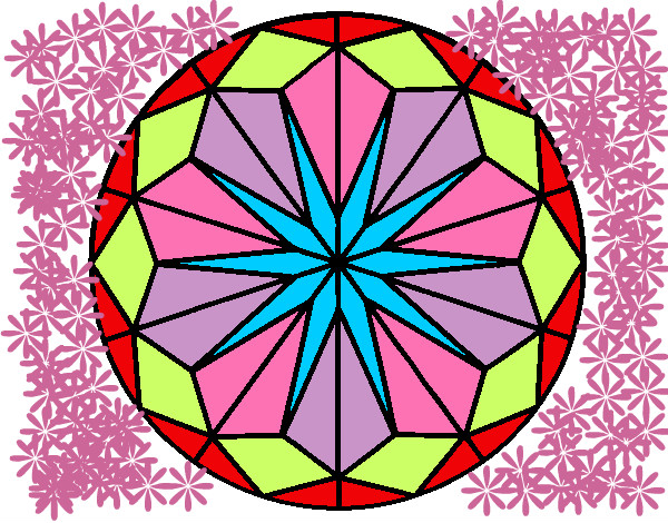 Dibujo Mandala 41 pintado por Seohyun