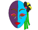 Dibujo Máscara italiana pintado por MELINA22