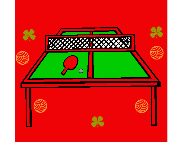 Dibujo Tenis de mesa 1 pintado por brianpipo