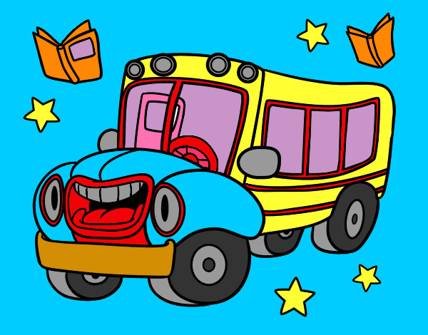Dibujo Autobús animado pintado por MGARCIA 