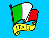 Dibujo Bandera de Italia pintado por pedrnt