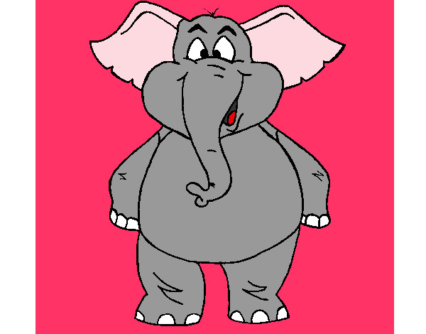 Elefante contento