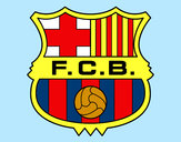 Dibujo Escudo del F.C. Barcelona pintado por edwa75