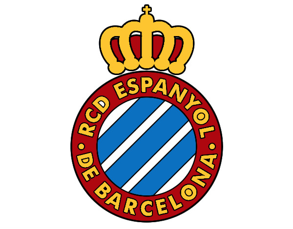 Dibujo Escudo del RCD Espanyol pintado por abraham5