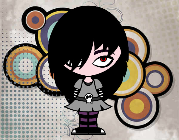 Dibujo Look Emo pintado por Simive