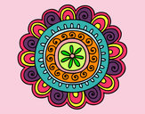 Dibujo Mandala alegre pintado por Myryan