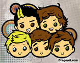 Dibujo One Direction 2 pintado por Liria2000
