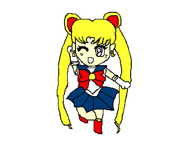 Dibujo Sailor Moon pintado por Gumi