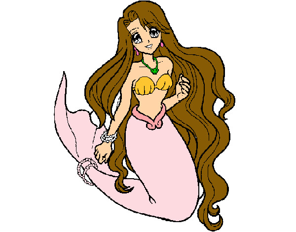 Dibujo Sirenita pintado por Samx3