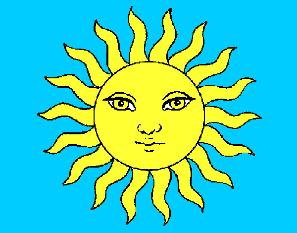 Dibujo Sol pintado por Rubi05