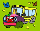 Dibujo Autobús animado pintado por Macfuire