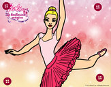 Dibujo Barbie en segundo arabesque pintado por gabriela07
