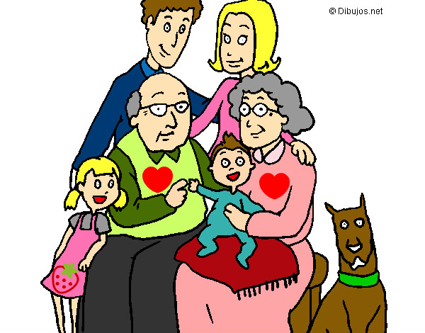 Dibujo Familia pintado por  Hiba