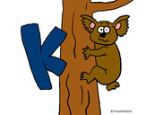 Dibujo Koala 1 pintado por gabriel123