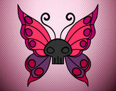 Dibujo Mariposa Emo pintado por camigris