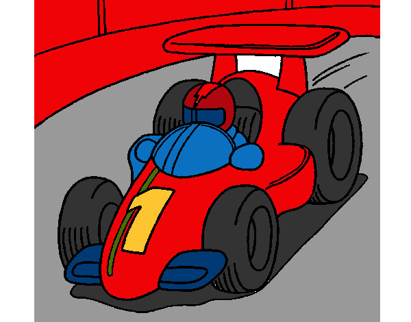 Dibujo Coche de carreras pintado por liam123456