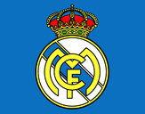 Dibujo Escudo del Real Madrid C.F. pintado por jlrosa