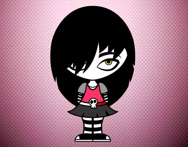 Dibujo Look Emo pintado por Dj-Disc