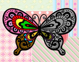 Dibujo Mariposa bonita pintado por elisabet10