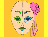 Dibujo Máscara italiana pintado por raquel57