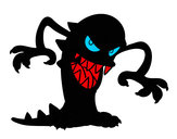 Dibujo Monstruo malvado pintado por jlrosa