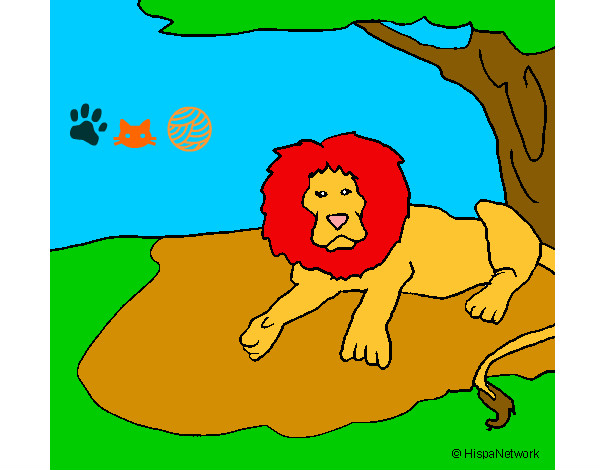 Dibujo Rey león pintado por kiaraly_12