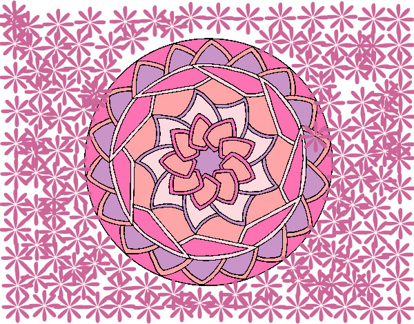 Dibujo Mandala 1 pintado por maia-49