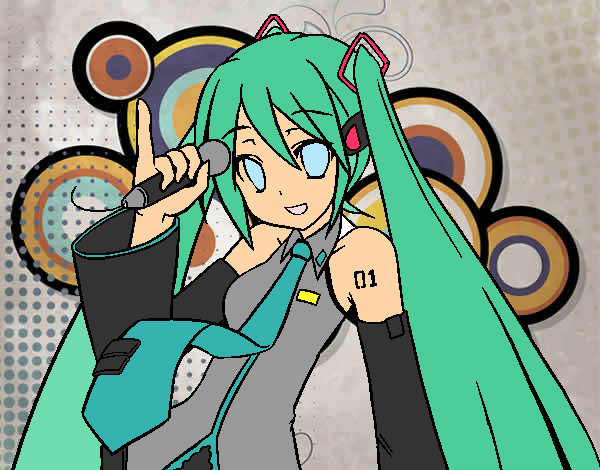 Dibujo Miku Diva pintado por jerry123