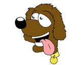 Dibujo Perro con la lengua fuera II pintado por yulianny