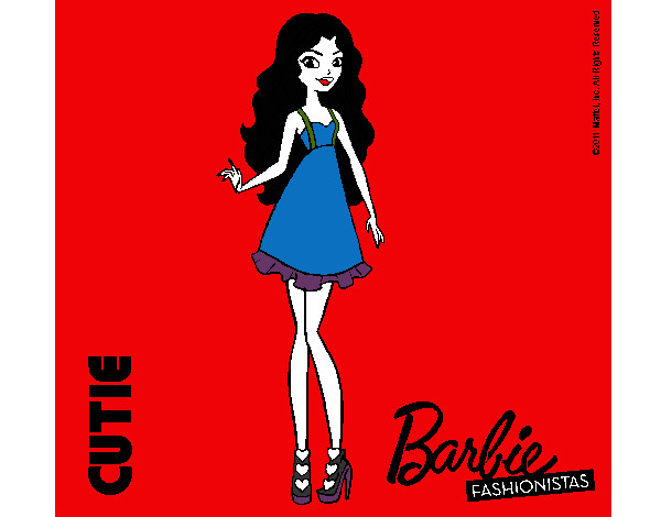 Dibujo Barbie Fashionista 3 pintado por lillinha