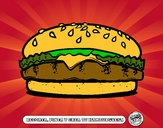 Dibujo Crea tu hamburguesa pintado por Marieta24
