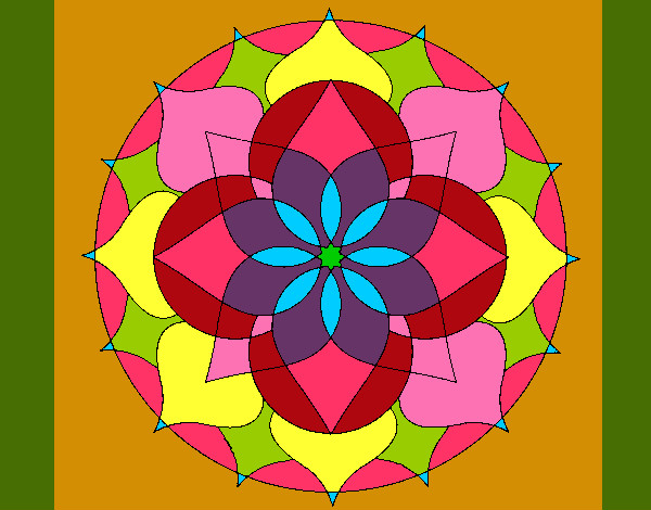 Dibujo Mandala 14 pintado por grillolate