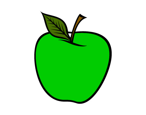 Dibujo Manzana grande pintado por josehidalg