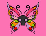 Dibujo Mariposa Emo pintado por kathya1