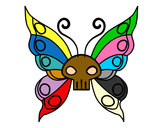 Dibujo Mariposa Emo pintado por mora20099