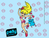 Dibujo Polly Pocket 14 pintado por espejo